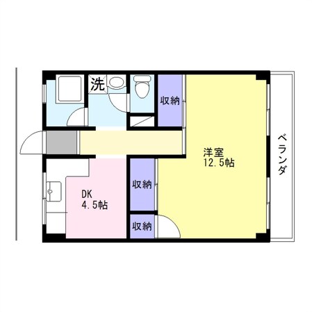 三佑マンションの物件間取画像